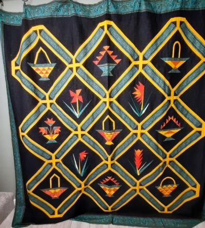 Fall Baskets Quilt Top