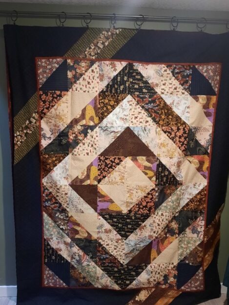 Being Koi Quilt Top