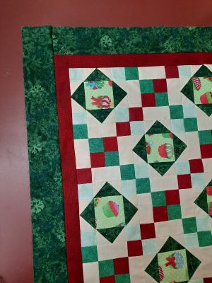 Quilt Border on and flat